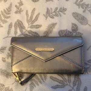 MIA K COLLECTION Gray Women's Clutch/Wristlet